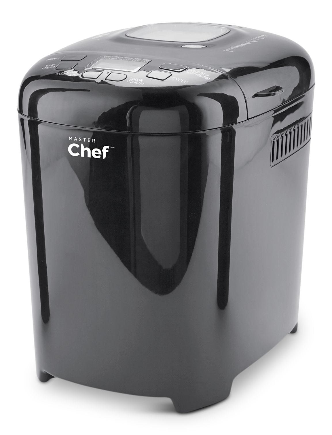 MASTER Chef Bread Maker with 12 Digital Functions, Black, 2lb