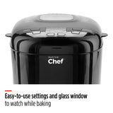 MASTER Chef Bread Maker with 12 Digital Functions, Black, 2lb image 6