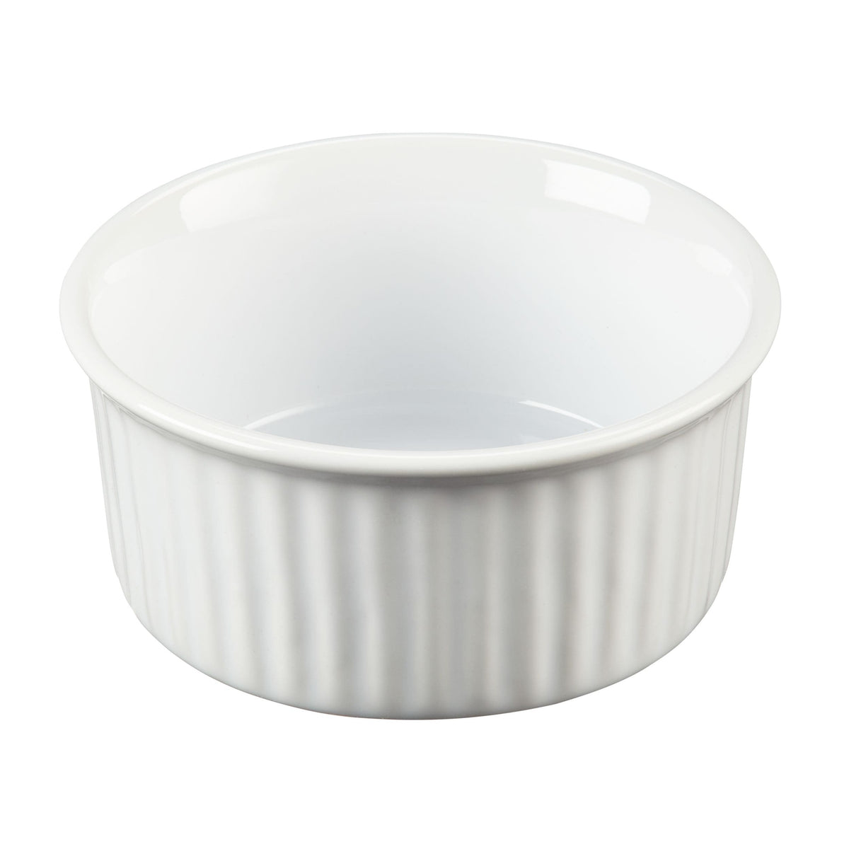 MASTER Chef Ceramic Ramekin, White, 4.92 x 2.36-in
