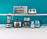 MASTER Chef Convection Toaster Oven with 4 Functions, Stainless Steel, Black, 6-Slices image 4
