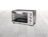 MASTER Chef Convection Toaster Oven with 4 Functions, Stainless Steel, Black, 6-Slices image 6