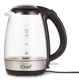 MASTER Chef Cordless Electric Kettle with Blue Light, Glass, 1.7L image 2