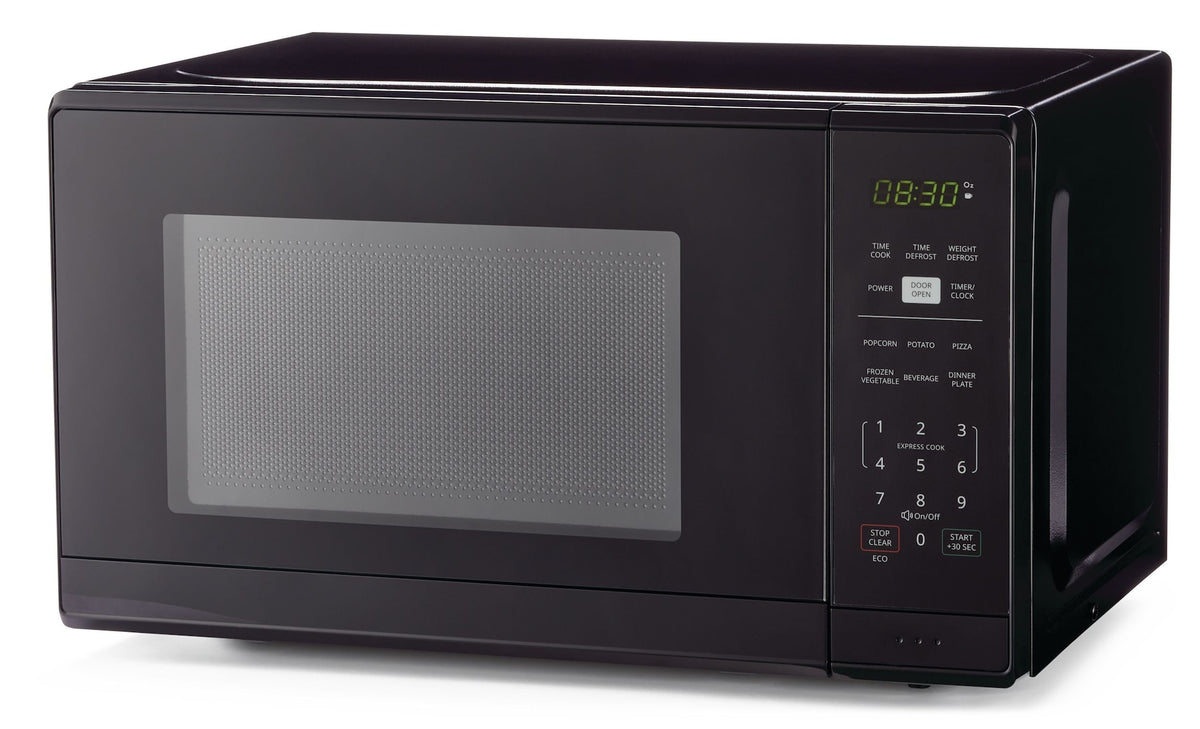 MASTER Chef Countertop Microwave, 700 W, Black, 0.7-cu-ft