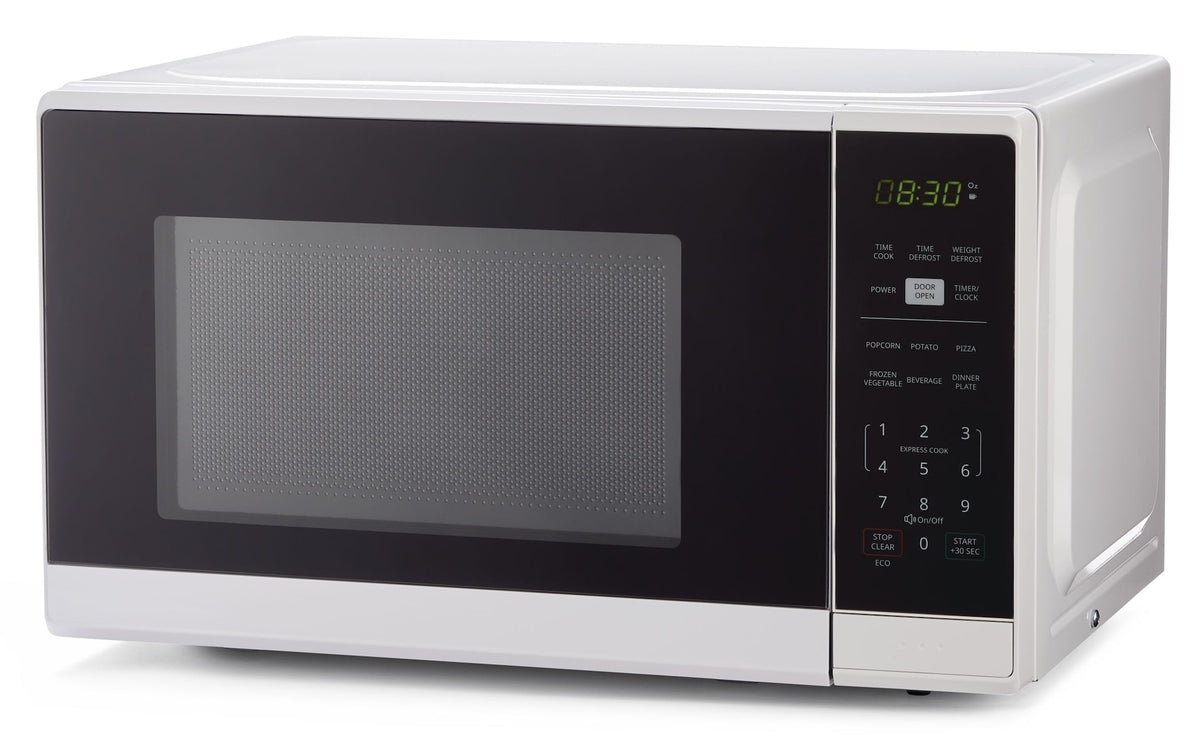 MASTER Chef Countertop Microwave, 700 W, White, 0.7-cu-ft