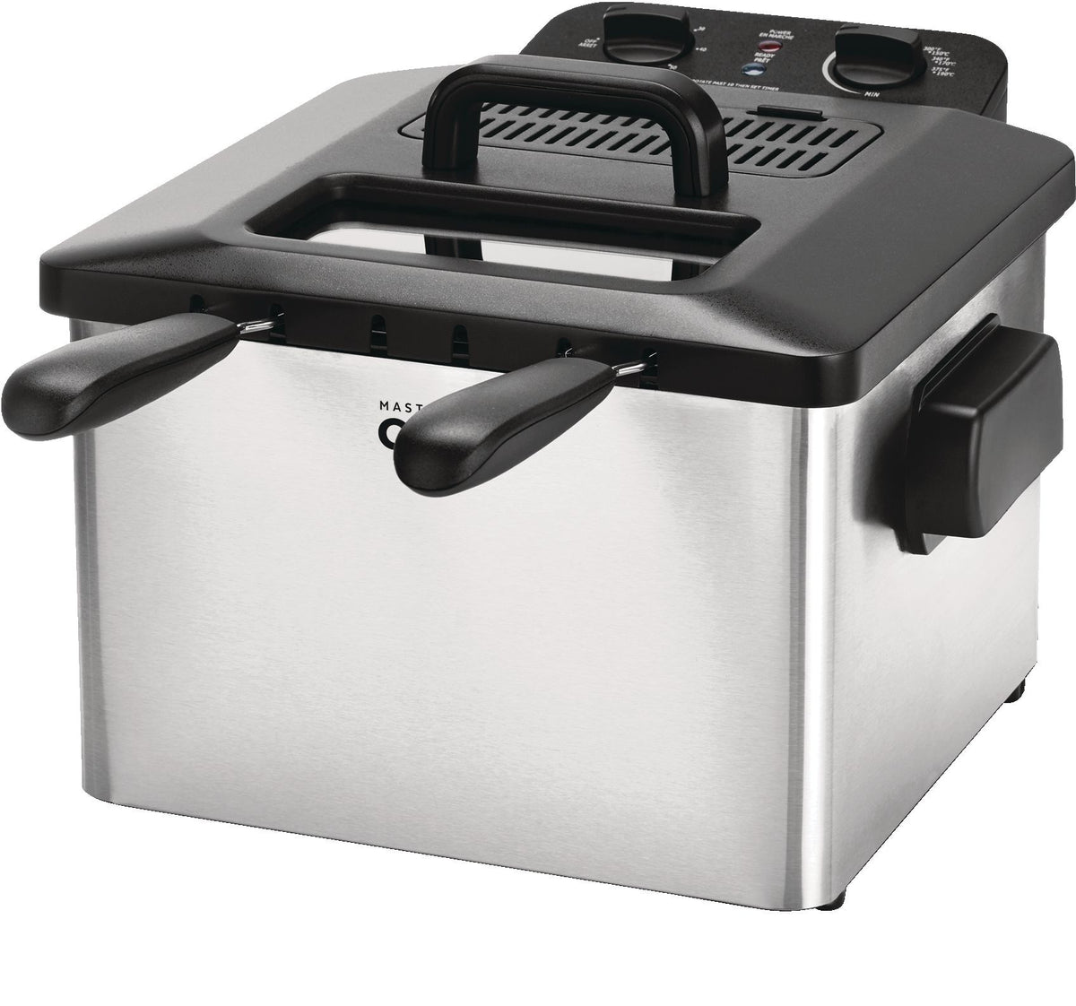 MASTER Chef Deep Fryer with 2 Basket Capacity, Stainless Steel, 4.5-L