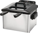 MASTER Chef Deep Fryer with 2 Basket Capacity, Stainless Steel, 4.5-L