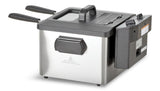 MASTER Chef Deep Fryer with 2 Basket Capacity, Stainless Steel, 4.5-L image 3