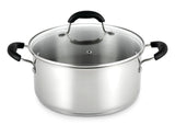 MASTER Chef Dutch Oven, 18/10 Stainless Steel, Dishwasher Safe, 5-qt