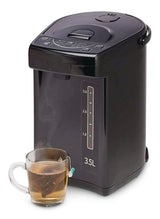MASTER Chef Electric Hot Water Boiler, Warmer & Dispenser with Handle, Black, 3.5-L