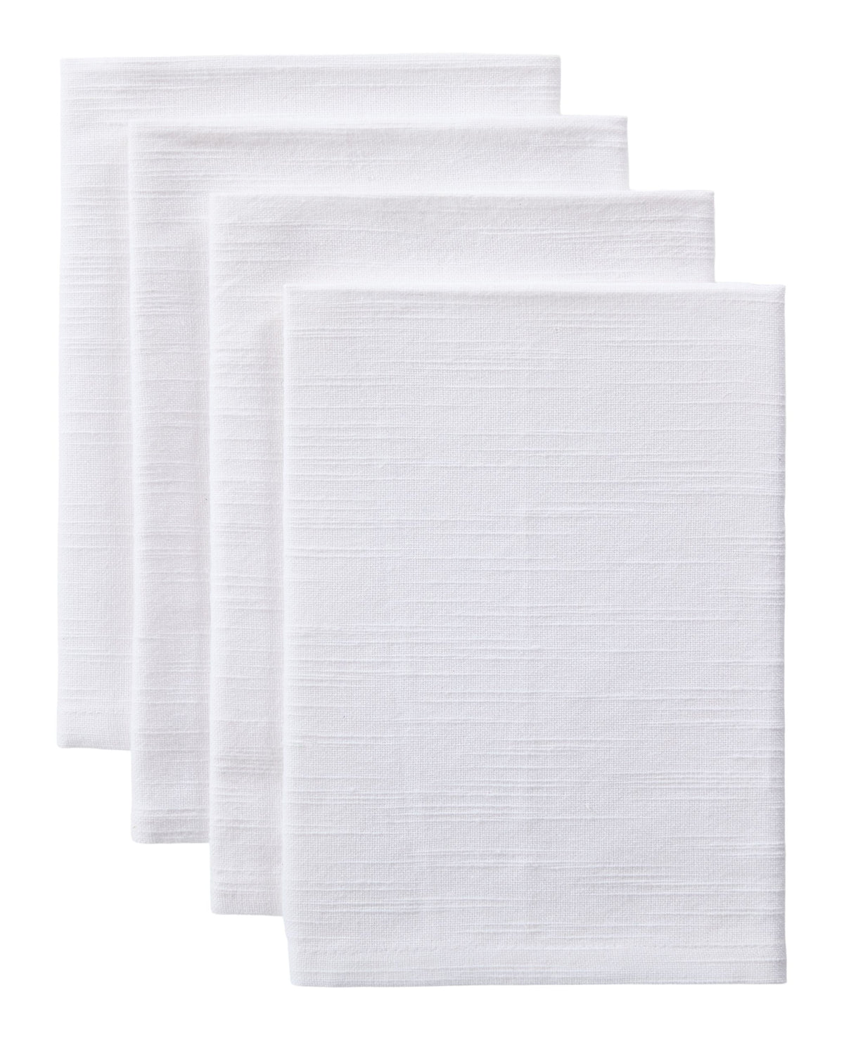 Master Chef Essential Cotton Dining Napkins, White, 17-in, 4-pk
