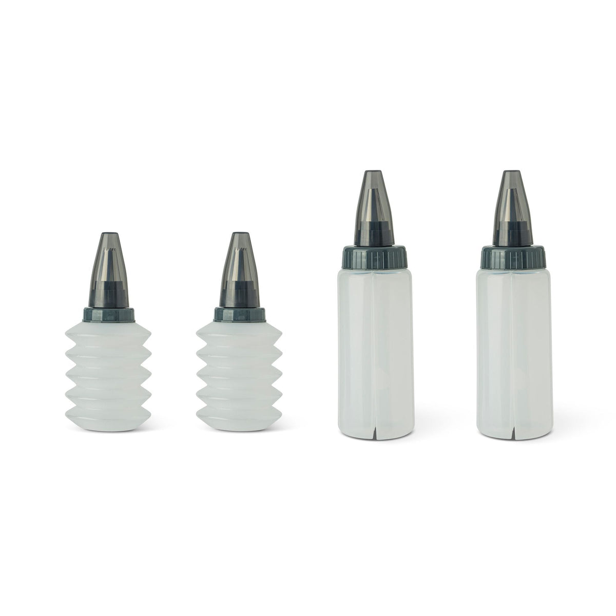 Master Chef Icing Bottle Set with 4 Different Tips, 4-pc