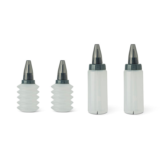 Master Chef Icing Bottle Set with 4 Different Tips, 4-pc