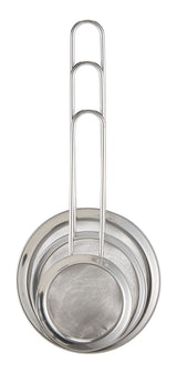 Master Chef Miniature Stainless Steel Strainers, 3-pc