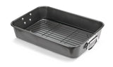 MASTER Chef Multi-Purpose Roaster with Rack, Dishwasher Safe, 9-12 lb, 25.4 x 38cm