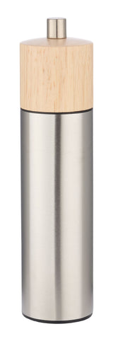 MASTER Chef Natural Wood/Stainless Steel Salt & Pepper Grinder