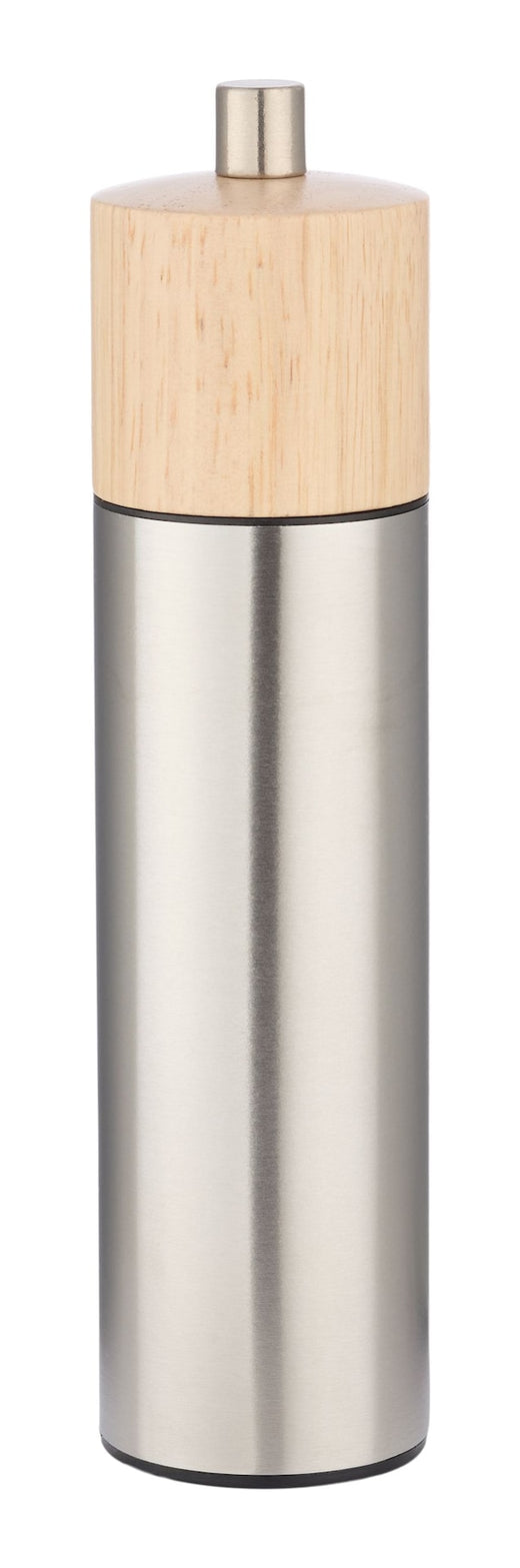 MASTER Chef Natural Wood/Stainless Steel Salt & Pepper Grinder