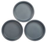 MASTER Chef Non-Stick Round Cake Pans, 8-in, 3-pc