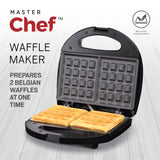Master Chef Non-Stick Waffle Maker with Indicator Lights image 5