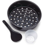MASTER Chef One-Touch Non-Stick Rice Cooker & Steamer, Black, 20 Cups image 5