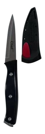 Master Chef Paring Knife, High-Carbon Steel, 3-in