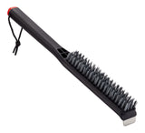 MASTER Chef Pizza Stone Cleaning Brush & Scraping Tool with Ergonomic Grip, Black image 4
