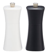 MASTER Chef Plastic Salt & Pepper Grinder Set, Black & White