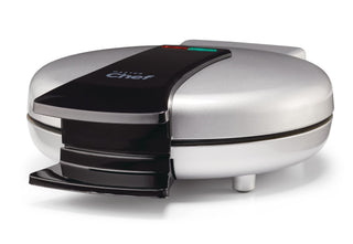 MASTER Chef Round, Non-Stick Waffle Maker, Silver