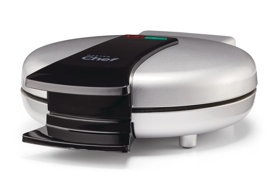 MASTER Chef Round, Non-Stick Waffle Maker, Silver