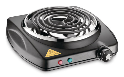 MASTER Chef Single Burner Hot Plate, Black, 1000W