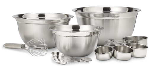 MASTER Chef Stainless Steel Bake Prep Set, 12-pc
