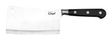 MASTER Chef Stainless Steel Cleaver, Includes Protective Cover, 6-in