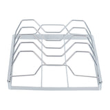 MASTER Chef Stainless Steel Folding BBQ Rib Rack/Roasting Stand, Holds 4 Full Racks of Ribs image 2
