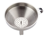 Master Chef Stainless Steel Funnel with Removable Strainer image 2