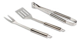 MASTER Chef Stainless Steel Outdoor BBQ Grill Accessories Tools Set, 3-pc