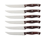 MASTER Chef Steak Knife Set, Full Tang, 6-pc