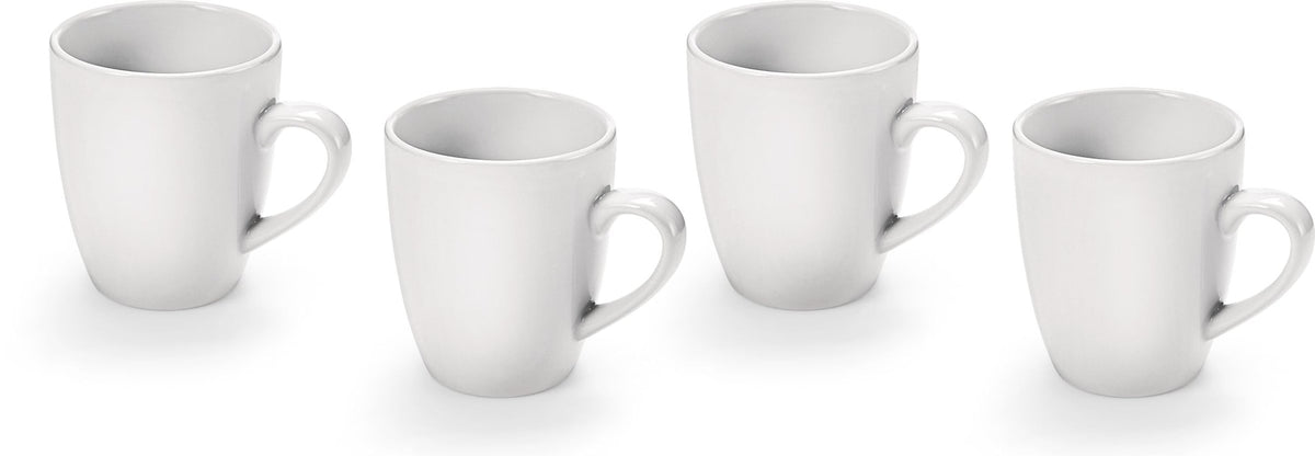 MASTER Chef Stoneware Mug Set, 12-oz, Dishwasher and Microwave Safe, 4-pc