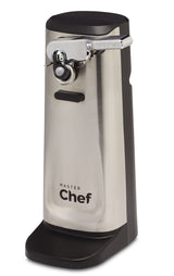 MASTER Chef Tall Electric Stainless Steel Can Opener, Black