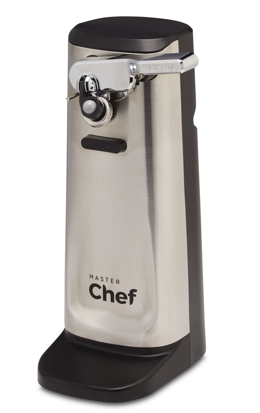 MASTER Chef Tall Electric Stainless Steel Can Opener, Black