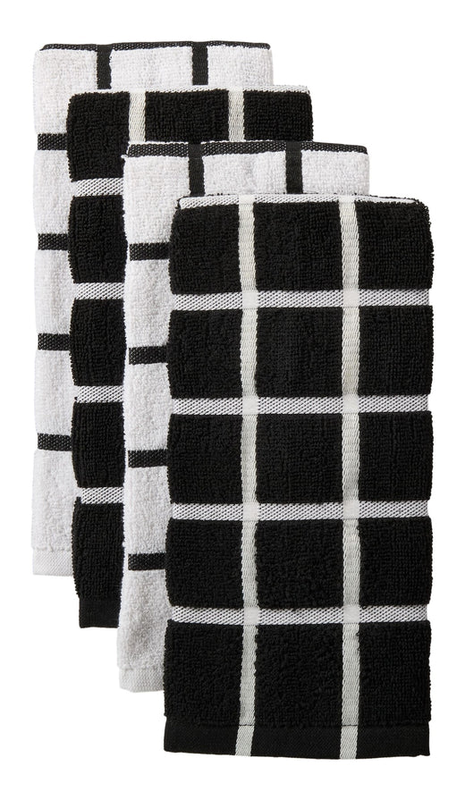 Master Chef Terry Kitchen Towels, Reusable, Various Colours, 16-in x 26-in, 4-pk