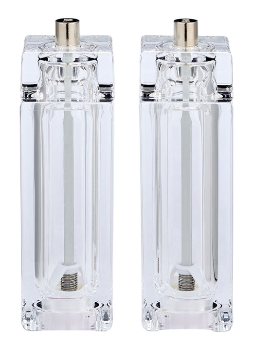 MASTER Chef Transparent Acrylic Salt & Pepper Grinder Set