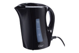 MasterChef Corded Kettle with Water Gauge, Black, 1-L