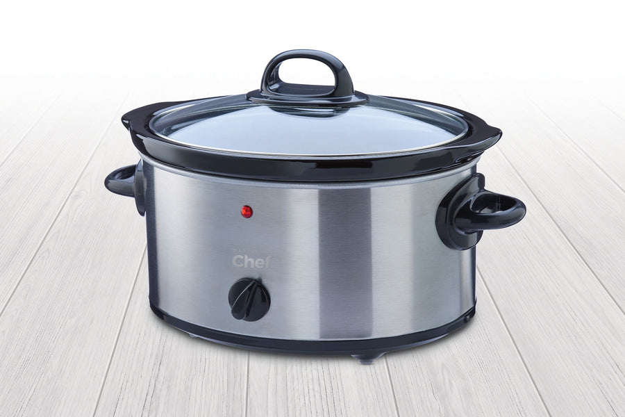 MasterChef Dishwasher Safe Ceramic Slow Cooker, 3.5-qt