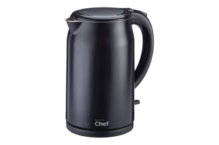 MasterChef Double Wall Kettle with Push Button Lid, 1.7-L