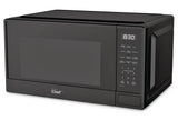 MasterChef Matte Microwave, Black, 1.1-cu-ft image 2