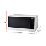 MasterChef Matte Microwave, White, 1.1-cu-ft image 5