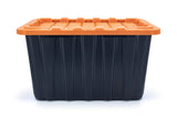 Mastercraft 102-L Heavy-Duty Orange/Black Storage Tote image 3