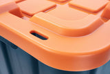 Mastercraft 102-L Heavy-Duty Orange/Black Storage Tote image 4