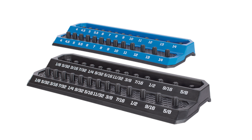 Mastercraft 1/4-in Drive Socket Tray Organizer/Holder, 2-pk