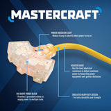 Mastercraft 15-ft 12/3 Outdoor Extension Cord with 3 Grounded Outlets and Lighted End, Yellow image 2