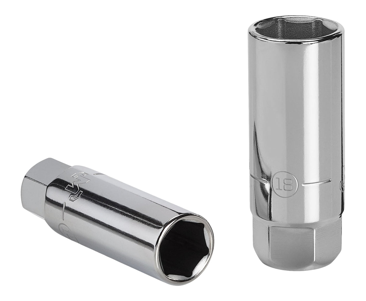 Mastercraft 2 Piece 3/8" Drive Spark Plug Socket Set Metric